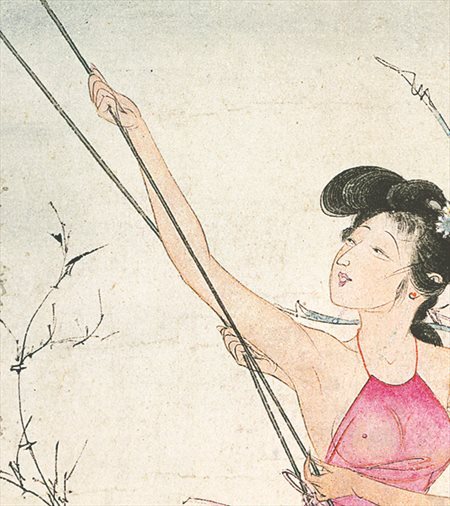 枣庄-胡也佛的仕女画和最知名的金瓶梅秘戏图